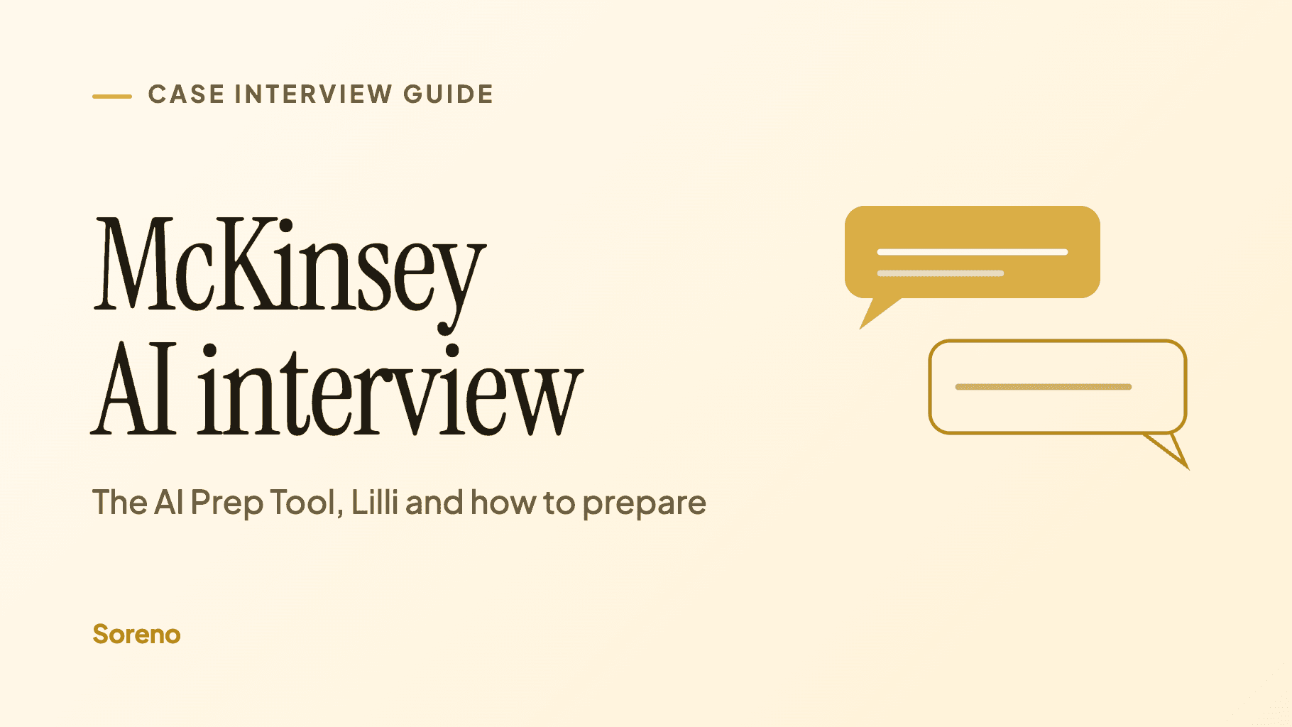 Title card: McKinsey AI interview, the AI Prep Tool, Lilli and how to prepare