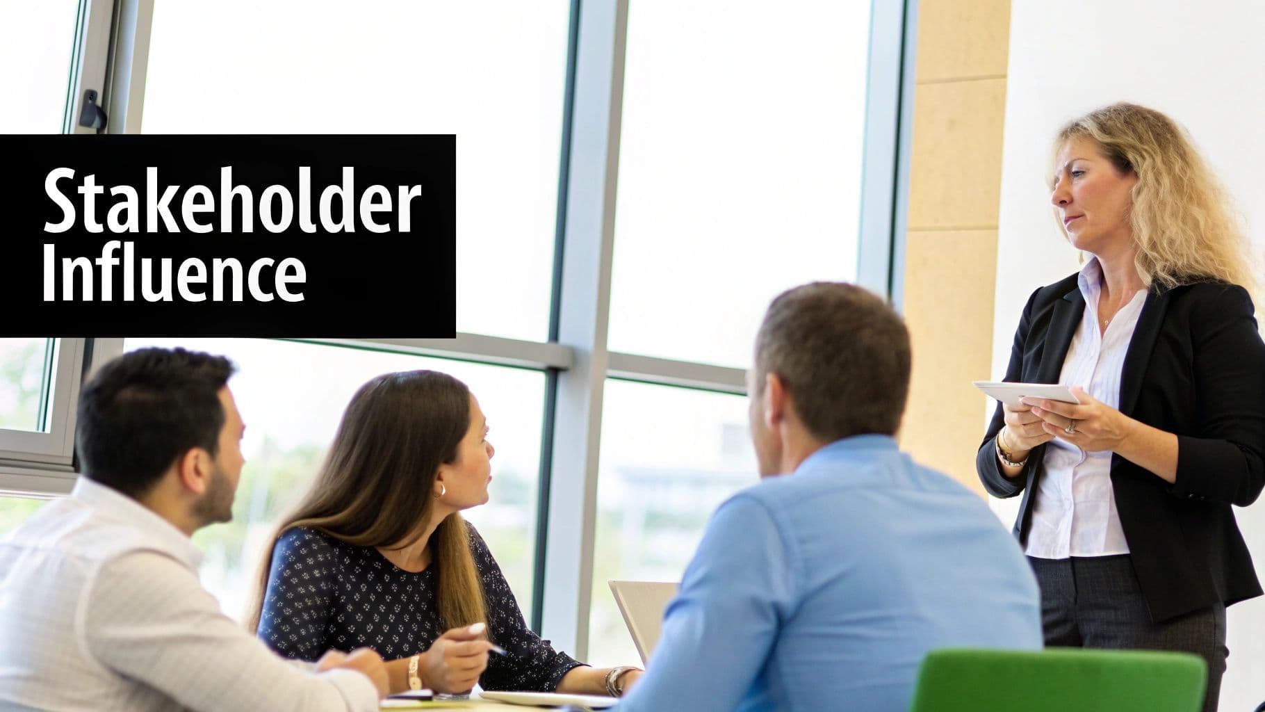 Tell me about a time you had to influence a client or stakeholder without formal authority