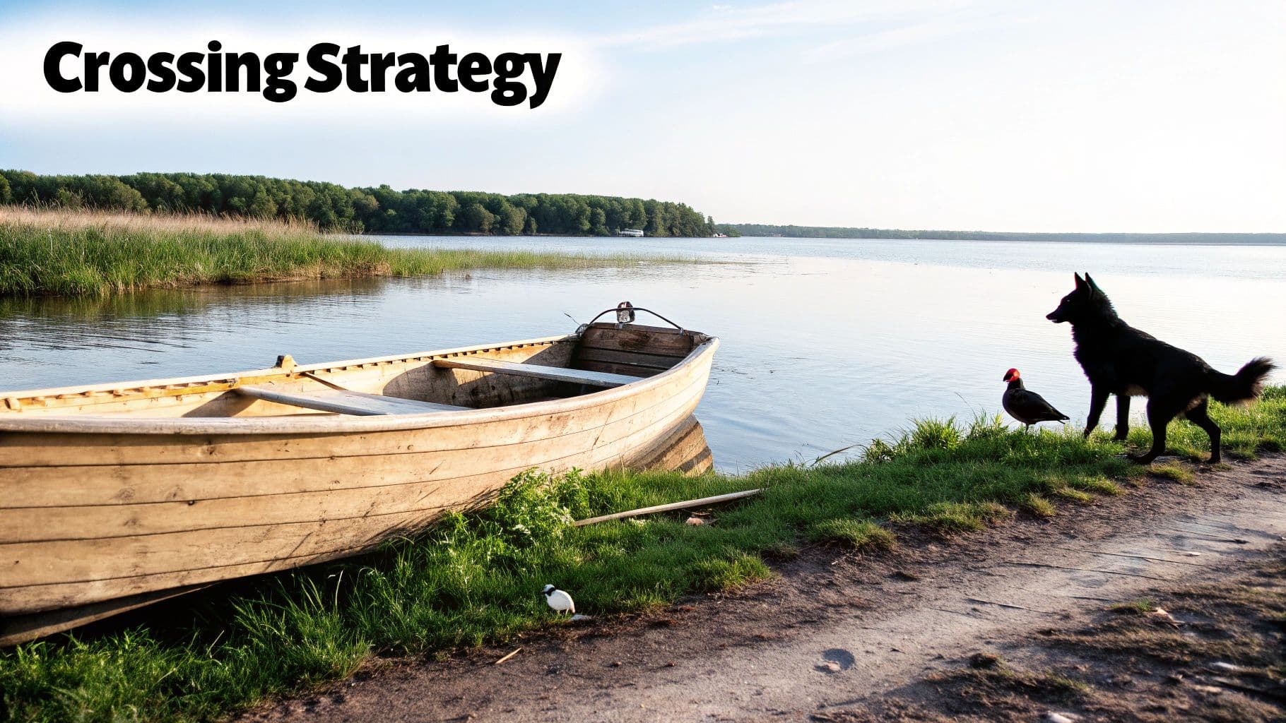 The River Crossing Problem (Farmer, Fox, Chicken, and Grain)