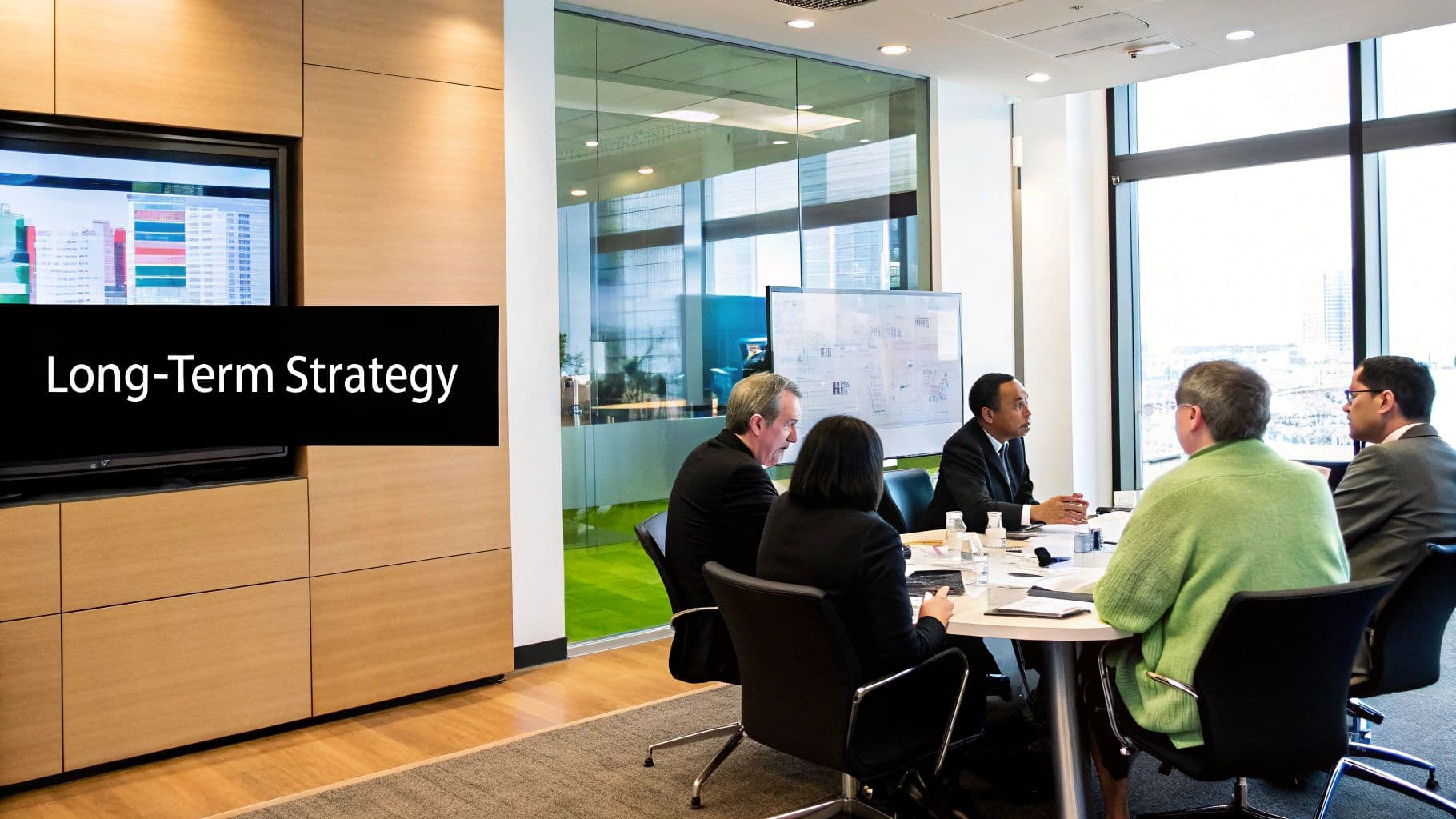 Tell me about a time when you had to develop a long-term strategy for your team or organization