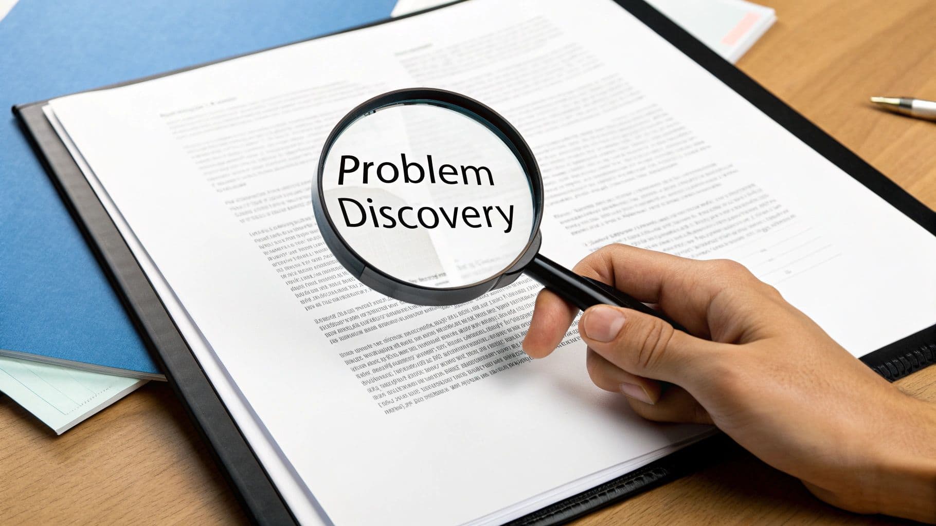 Give me an example of when you identified a problem that others had missed and took initiative to solve it